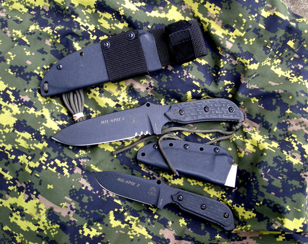 12 Black Ballistic Nylon Sheath - TOPS Knives Tactical OPS USA